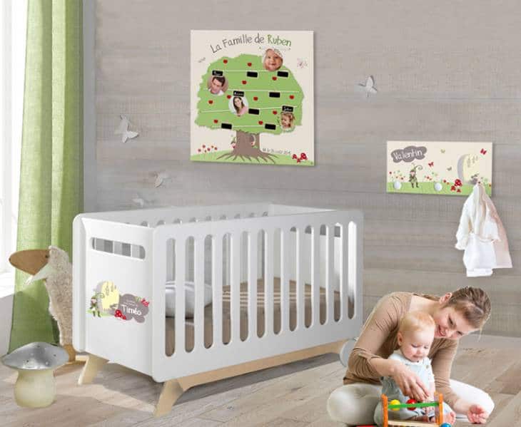 Choisir une déco chambre bébé plus adultes